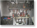 Soot Covered Tools